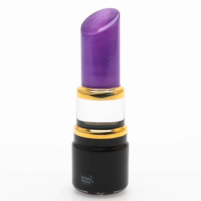 ÅSA JUNGNELIUS. figurin, serien "Make-up", glas, etikettmärkt Kosta Boda.