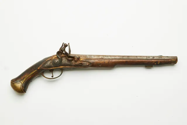 FLINTLÅSPISTOL, svensk, m/1738 för manskap vid kavalleriet.