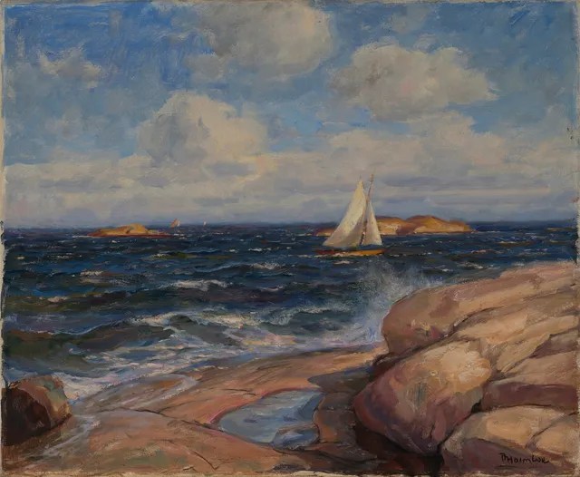 Holmboe, Thorolf — Sommerdag ved kysten