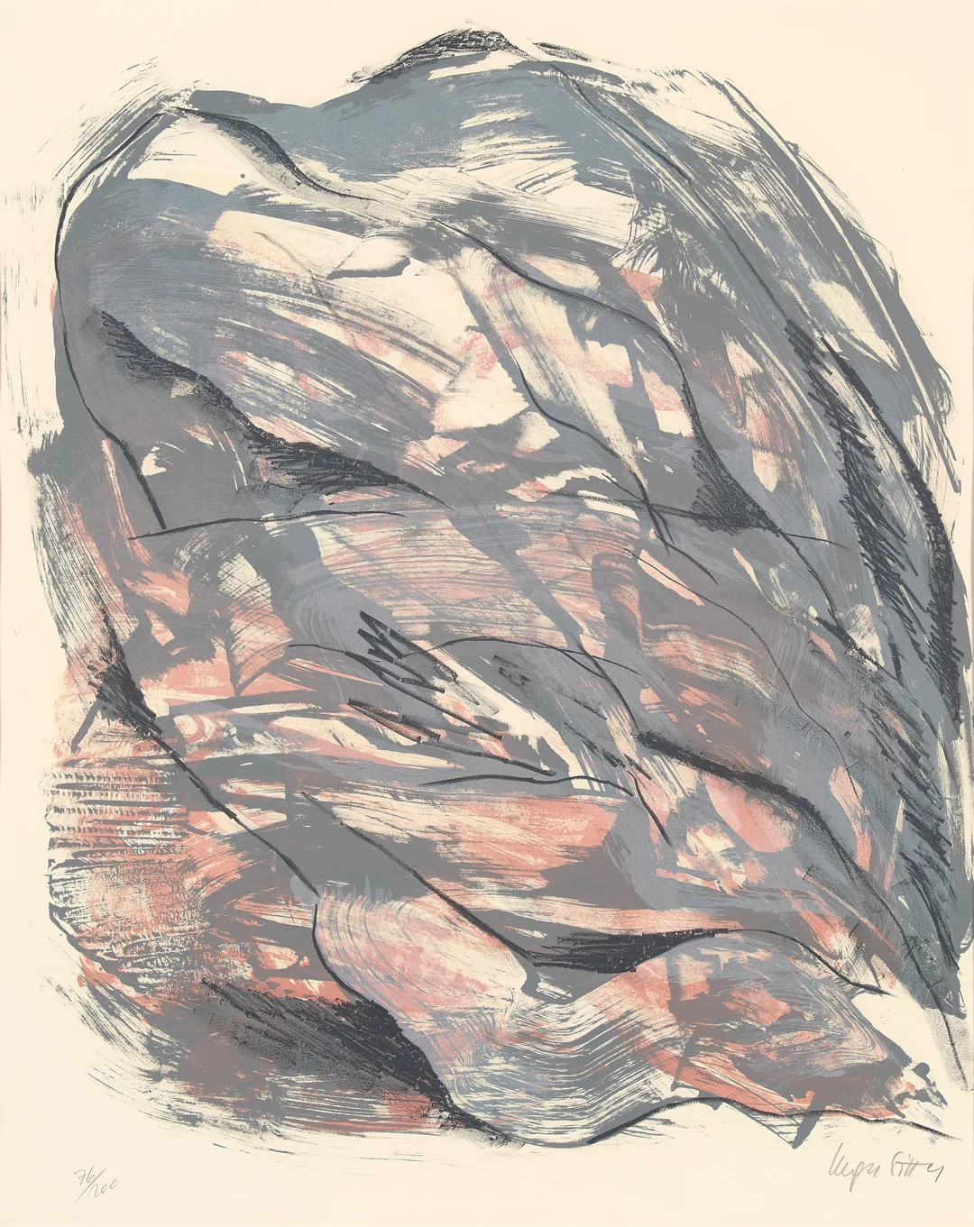 Sitter, Inger — "Uten tittel" 1988 — Kunst/Grafikk — Blomqvist