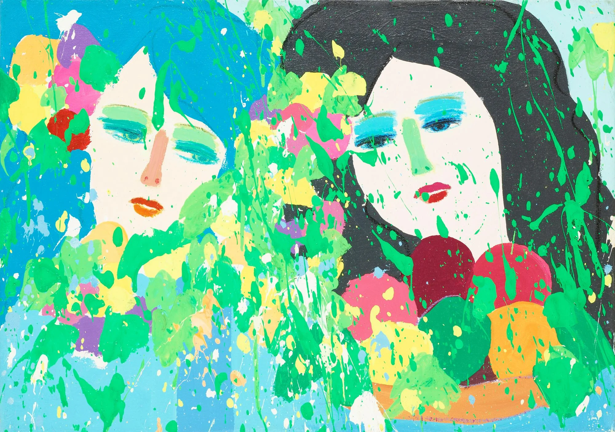 Walasse Ting, "Where is our friend Paul Gauguin?". — Bukowskis