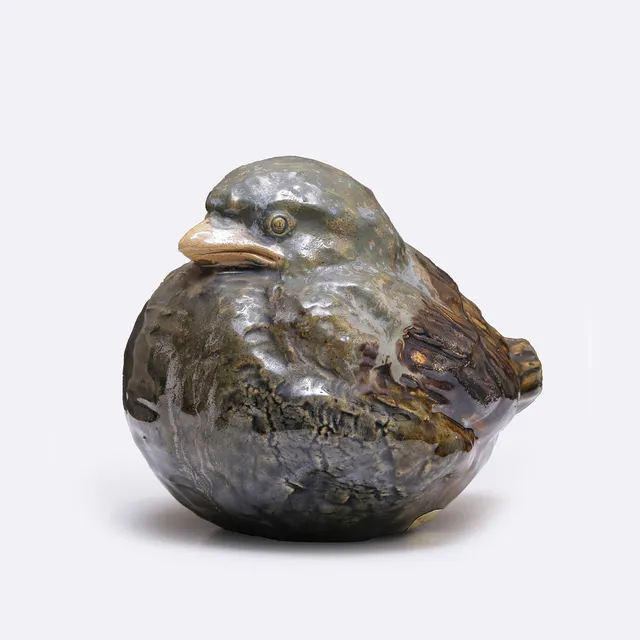 ERIK ENGQVIST (1925-1978) SKULPTUR, FÅGEL, KERAMIK, SIGNERAD, RÅÅ KERAMIKVERKSTAD.