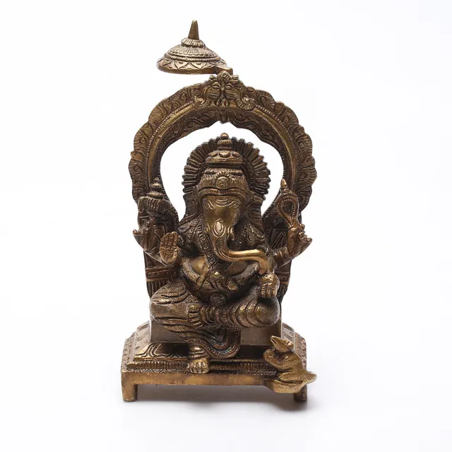 GUDOM, mässing, "Ganesha", sannolikt Indien.