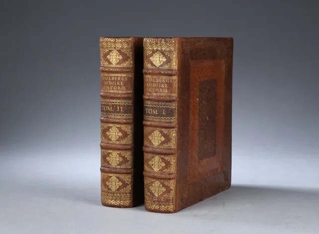 Ludvig Holberg. 'Jødiske Historie' i to bind, 1742 (2)