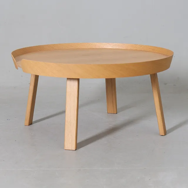THOMAS BENTZEN. Soffbord, "Around", ek, Muuto, samtida.