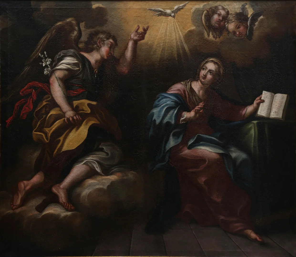 SPANISH SCHOOL, 18TH CENTURY. The Annunciation. — Paintings — Balclis