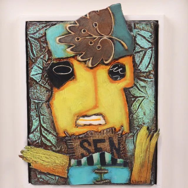 ALAIN SOUCASSE. blandteknik, "Mister Nature".