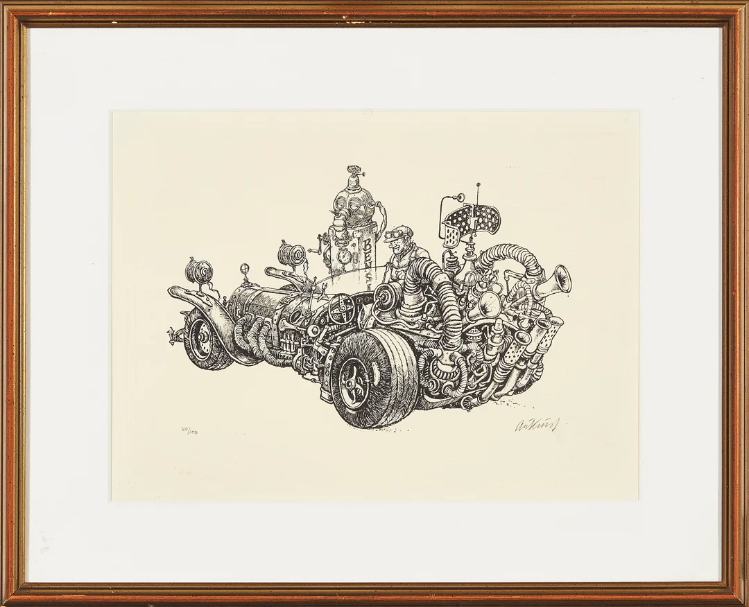 Aukrust, Kjell — "Il tempo Gigante" — Kunst/Grafikk — Blomqvist