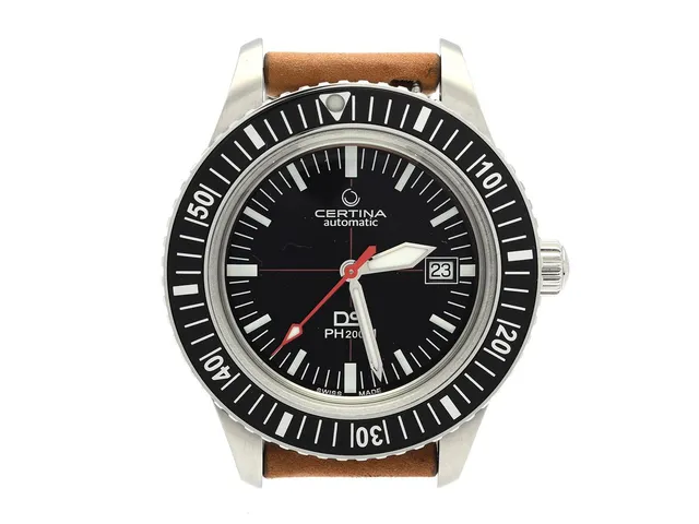 CERTINA, DS, PH 200 M, Cal Powermatic 80, Serie nr. 5SPLLB1JP, Ref nr. C036.407.16.050.00, Boett nr. C036407 A, herrur, 42,8 mm, stål, automatisk, plexiglas, datum, läderband, originalspänne, NATO-band, originalspänne, cert, maj 2019, box.
