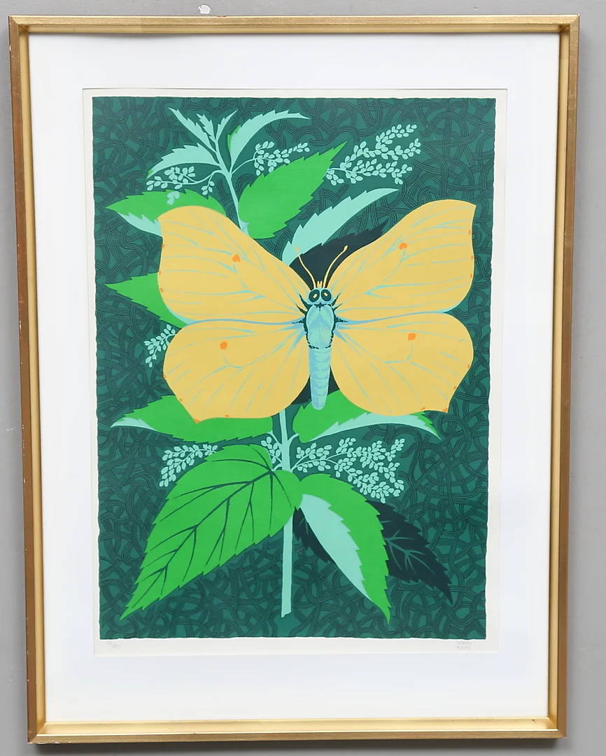JERRY ROUPE. Färglitografi, signerad och numrerad 102/240. — Engravings & Prints — Gomér & Andersson Linköping