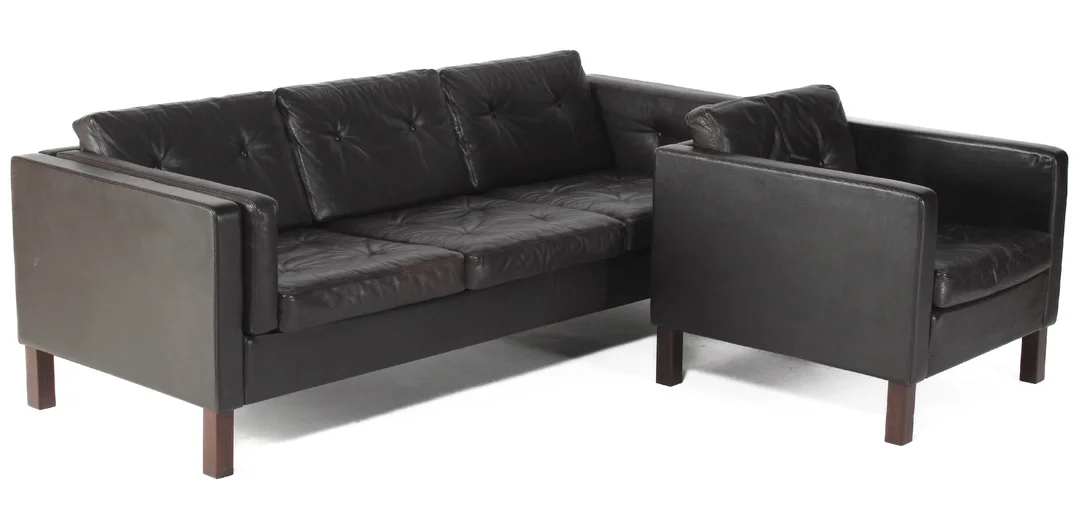 Vintage Erik Jørgensen sofa and armchair model EJ 120 (2) — Furniture/Lounge suites, sofas — Lauritz