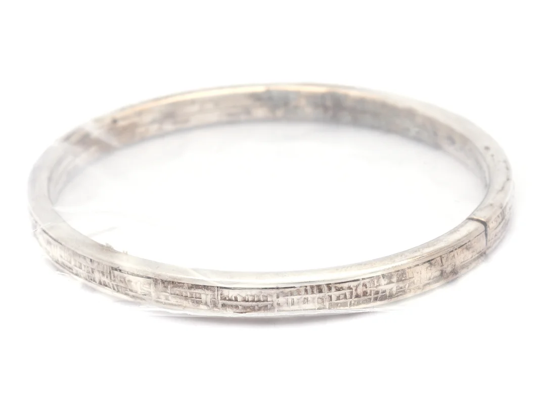 Armring stel öppningsbar silver Ø6,2cm 15,9g — Smycken/Armring — Kaplans
