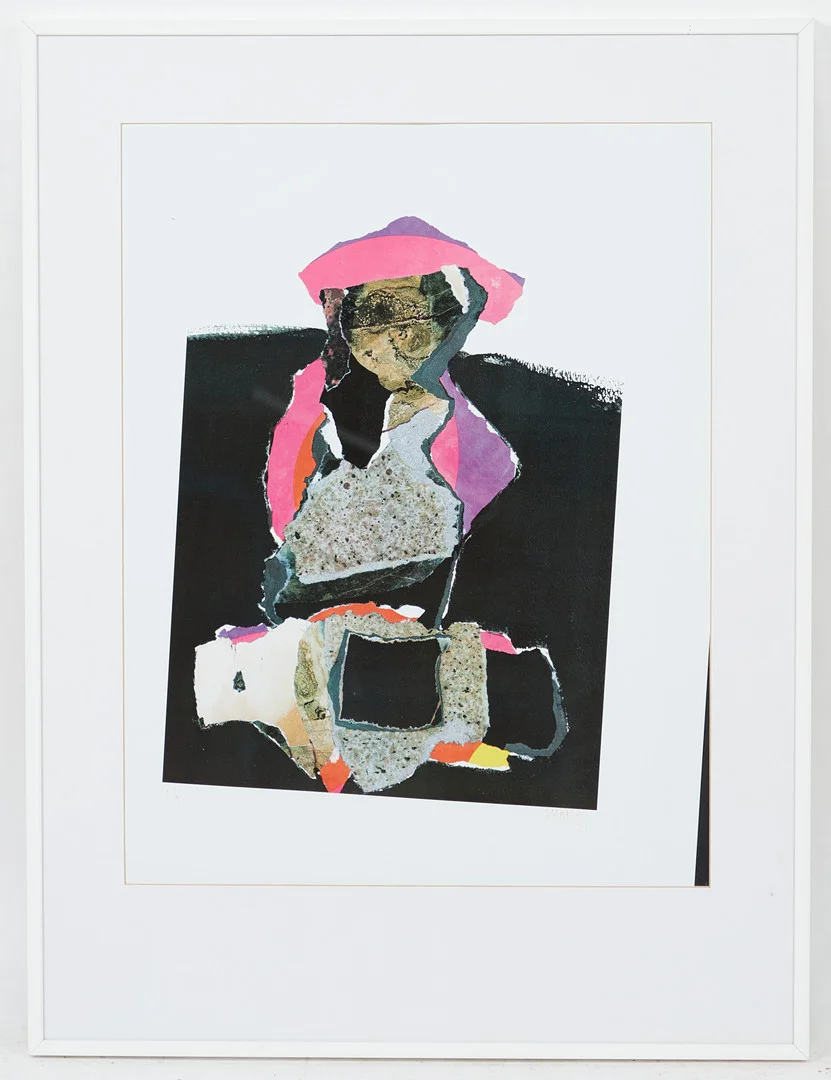 CÉSAR MANRIQUE. Serigrafie, Komposition, 1984. — Engravings & Prints — Stockholms Auktionsverk Köln