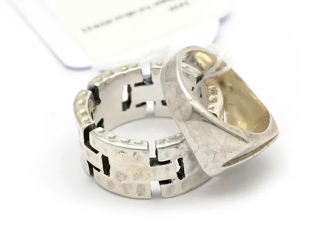 Ringar 2st silver Ø19/21 26,8g