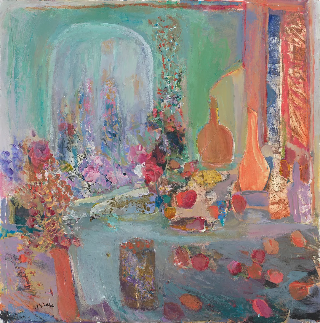 Gjeruldsen, Ada Lisa — "Sommerbord" — Kunst/Maleri — Blomqvist