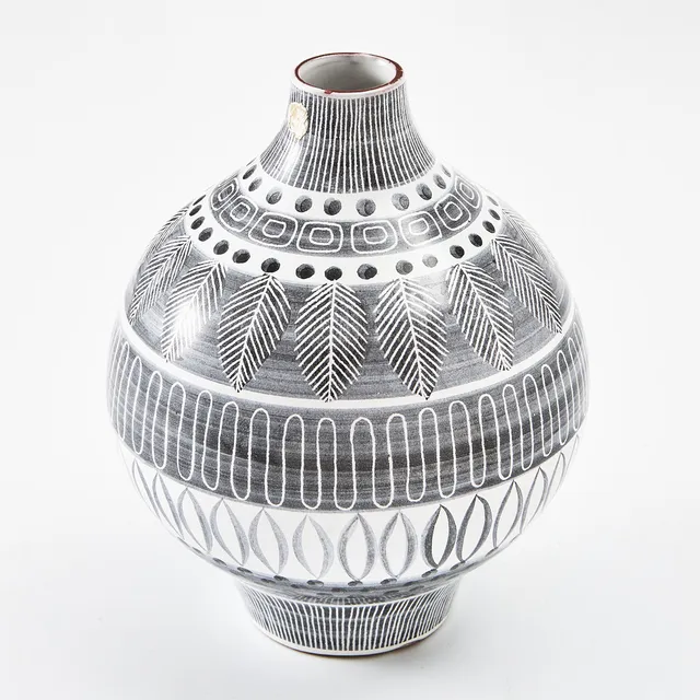 INGRID ATTERBERG. Vas, "Grafika", modell 2084, 1951-54, Upsala Ekeby.