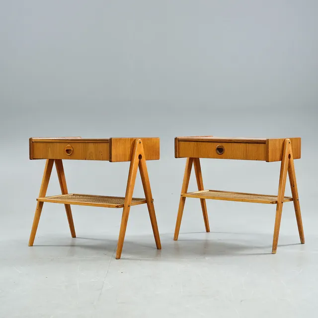 SÄNGBORD, ett par, teak, 1960-tal.