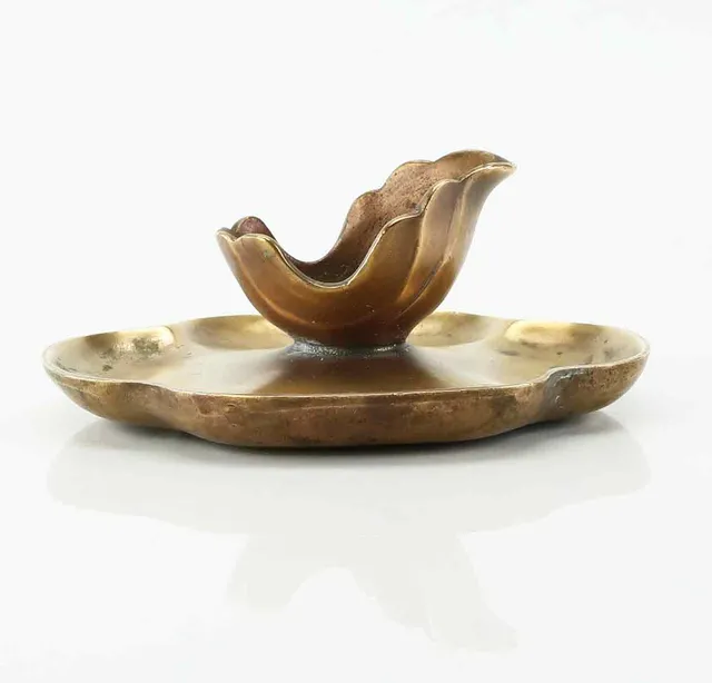 JUST ANDERSEN (1884-1943). skålfat, Swedish Grace, Brons, GAB, Stockholm, 1920/30-tal.