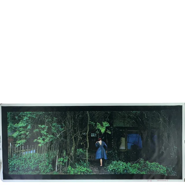 DENISE GRÜNSTEIN. Screentryck på duk, "Figure in landscape", nr 943/1000, IKEA Art Event, signerad i trycket, 2006.