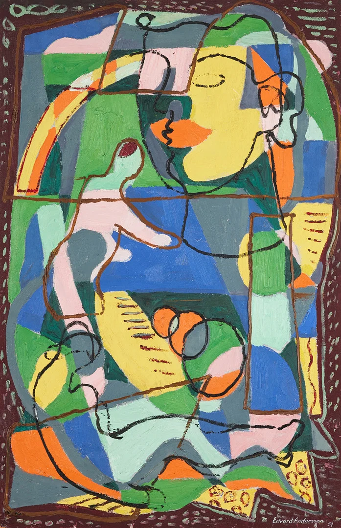 EDVARD ANDERSSON. "Regnbågen". — Paintings — Stockholms Auktionsverk Magasin 5