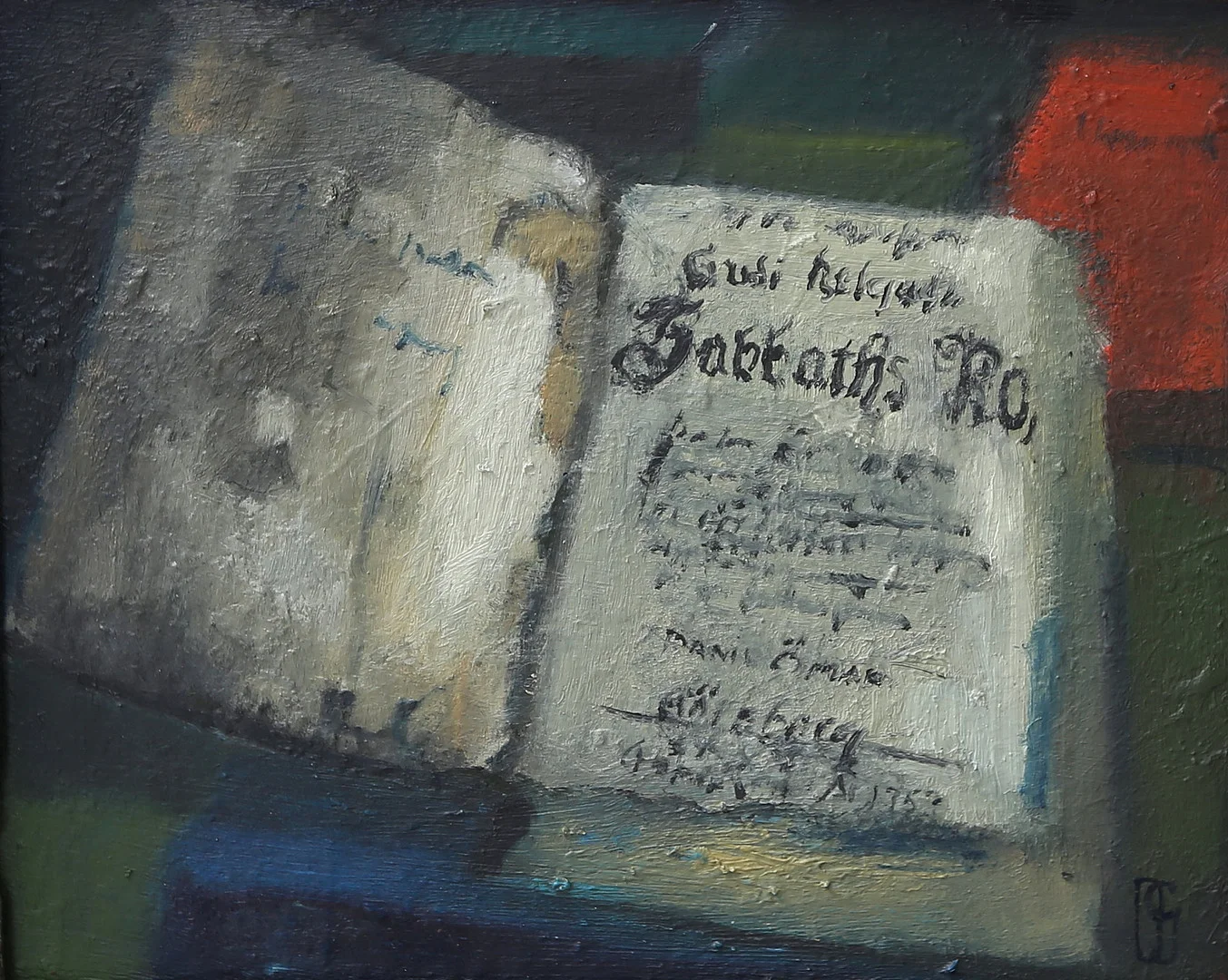 OLLE GUSTAFSSON. Blandteknik, stilleben, monogramsignerad. — Paintings — Gomér & Andersson Linköping