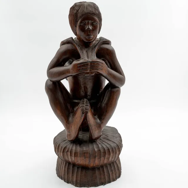 TRÄSKULPTUR, Filipinerna, Mahogny, 1900-tal.
