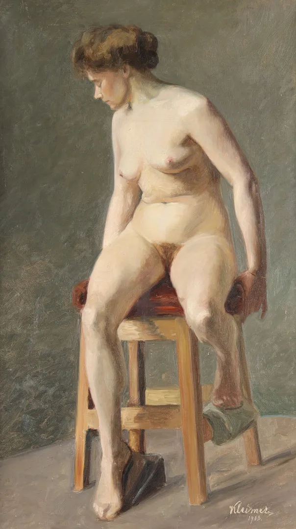 AXEL KLEIMER (1881-1945), Olja på duk.