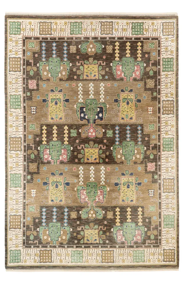 Märta Måås-Fjetterström, matta, "Örtagården", flossa, ca 324 x 224 cm, signerad AB MMF.