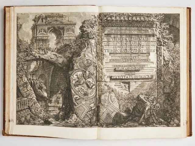 GIOVANNI BATTISTA PIRANESI. GIOVANNI BATTISTA PIRANESI, LE ANTICHITÀ ROMANE, Rome 1756, second state, 4 vols, provenance Horace Walpole, Gösta Stenman.