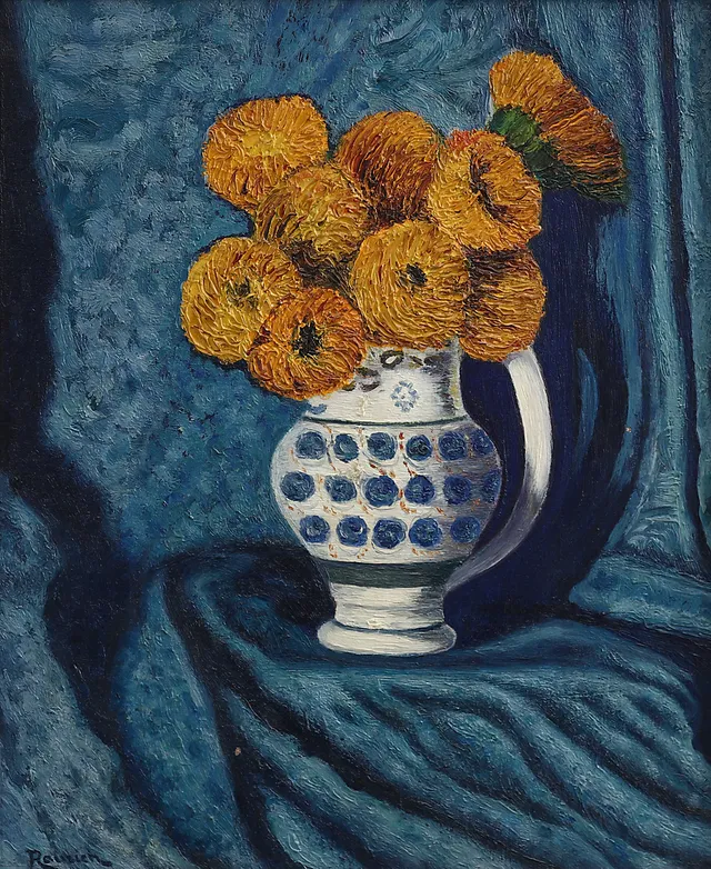 NICOLAU RAURICH. Flowers vase.