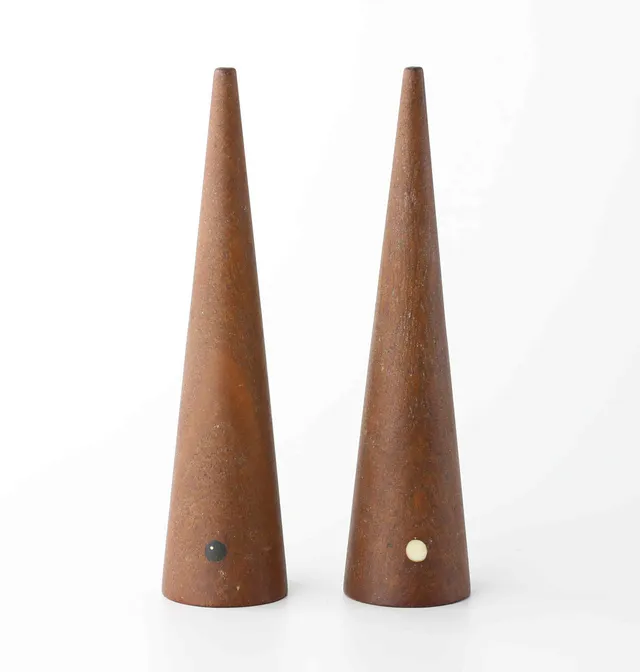 TAPIO WIRKKALA. salt och peppar, teak, 1950/60-tal.