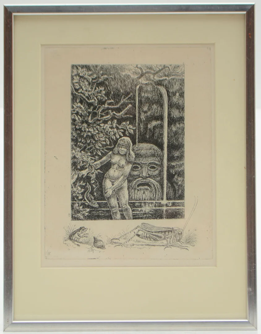 BERTIL BULL HEDLUND. Vid stranden. Etsning. — Engravings & Prints — Connoisseur Bokauktioner