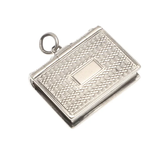 A WILLIAM IV SILVER VINAIGRETTE.