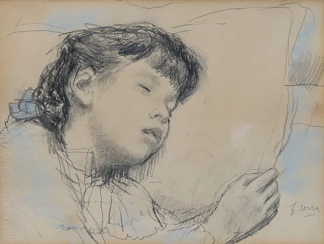 FRANCESC SERRA CASTELLET. A girl.