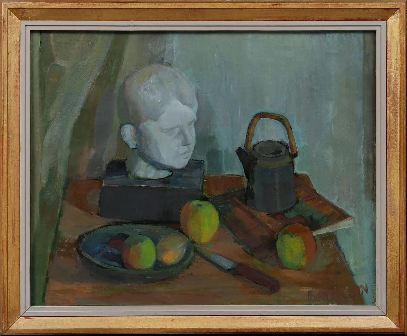 HELGE ANDERSSON. "Stilleben", olja på duk, signerad. — Paintings — Göteborgs Auktionsverk