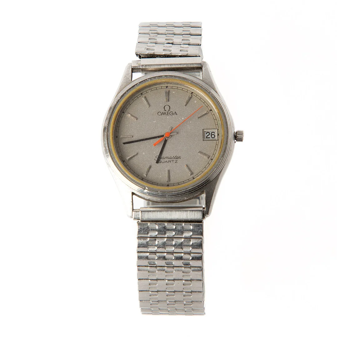 OMEGA, armbandsur, Seamaster, stål, 1980-tal. — Wristwatches — Stockholms Auktionsverk Göteborg