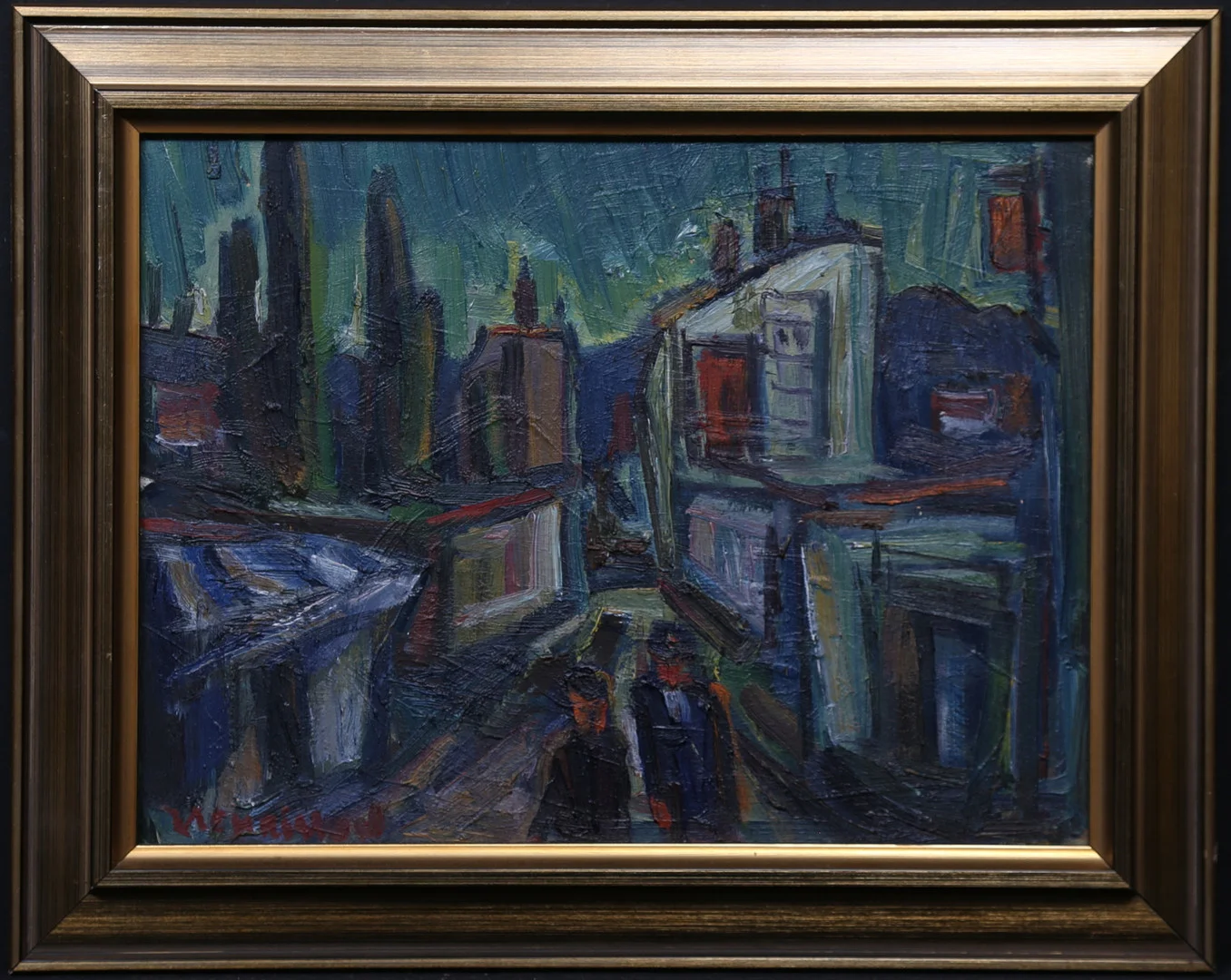 PER OLOF ZACHRISSON. "Franskt landskap". Olja på pannå, signerad. — Paintings — Gomér & Andersson Linköping