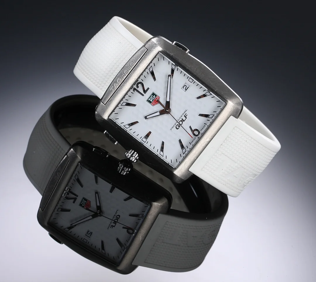 TAG Heuer 'Professional Golf'. Herreur i stål med hvid skive, 2000'erne — Watches and clocks/Men’s watches — Lauritz