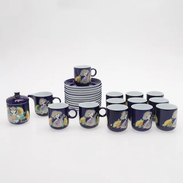 BJÖRN WIINBLAD. MOCCASERVIS, ROSENTHAL STUDIO-LINIE.
