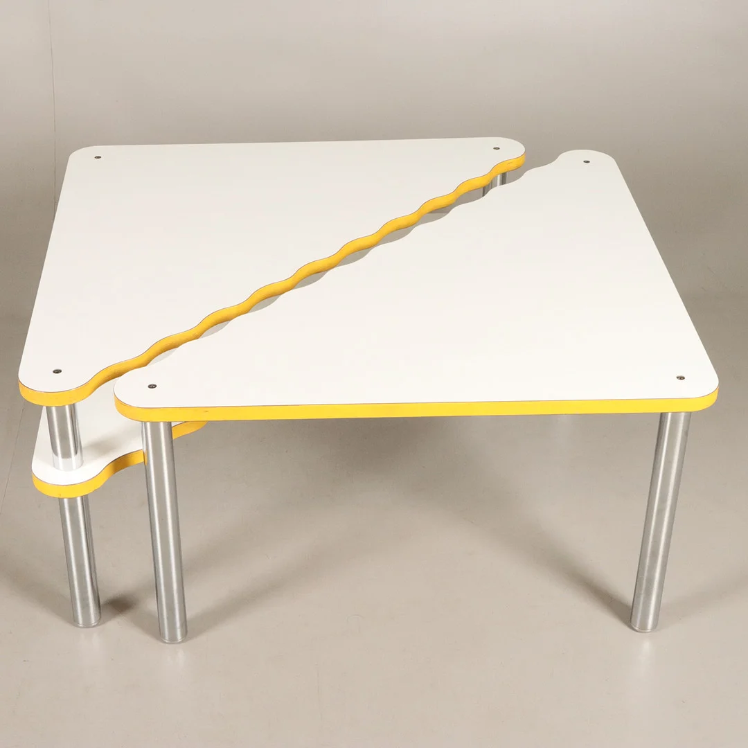YRJÖ KUKKAPURO. SOFFBORD, 2-delat "expriment" Avarte, Finland. — Tables — Höörs Auktionshall