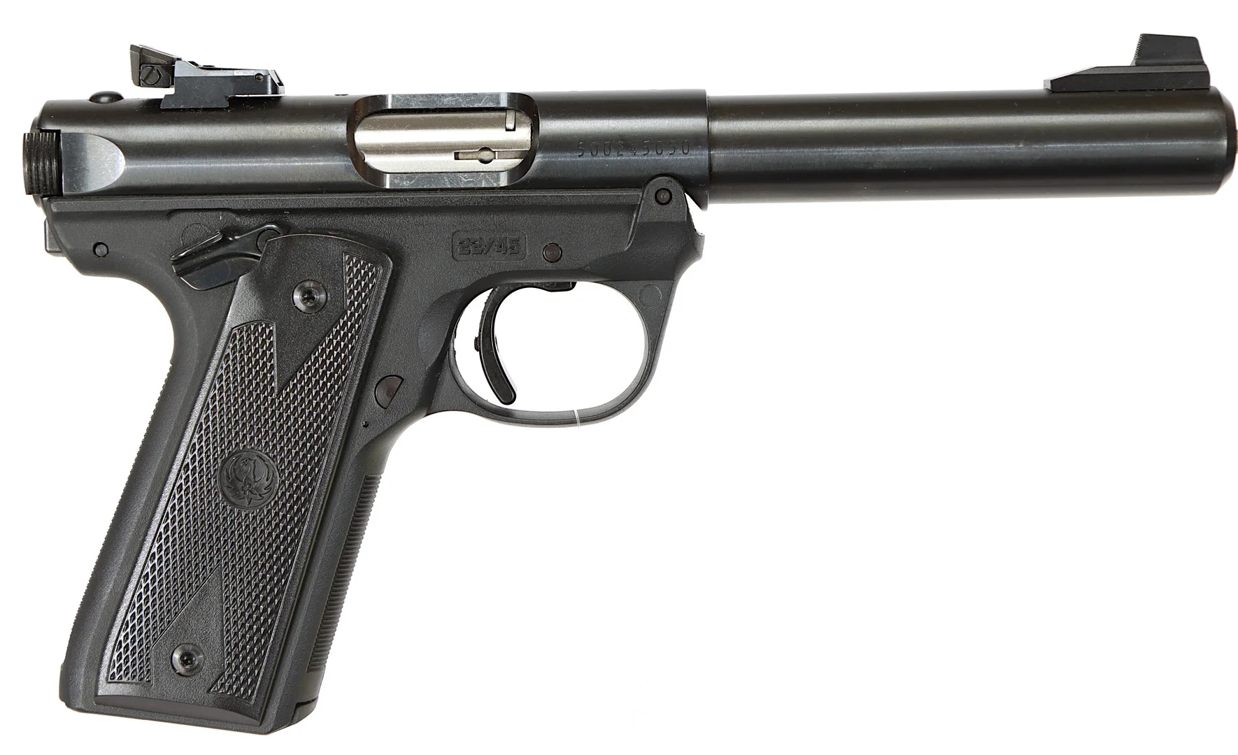 PISTOL, fabrikat Ruger, modell MK IV 22/45 Target, kaliber .22lr, tillv.nr 500245050, se-nr SE3216963. — Pistols — Walter Borg