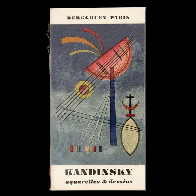 WASSILY KANDINSKY. Utställningskatalog; "Aquarelles & Dessign", Berggruen 1972.