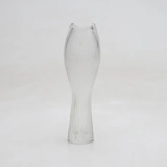 TAPIO WIRKKALA. Vas, glas, "Fölben", Iittala, signerad.