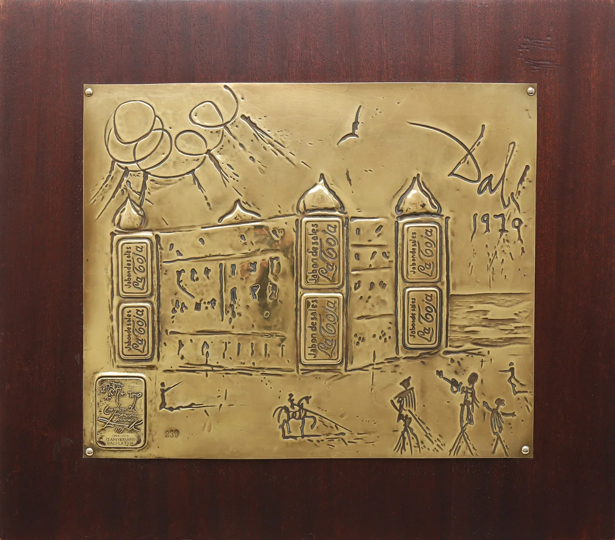 SALVADOR DALÍ. "75 Aniversario Dalí-La Toja". — Sculptures & Bronzes — Balclis