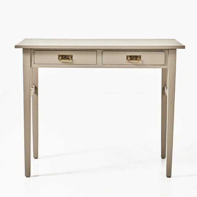 SKRIVBORD, 1900-talets början, jugend, bemålad, två lådor.
