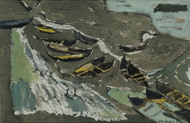 Strømme, Olav — "Sildefiske/Båthavn" 1939