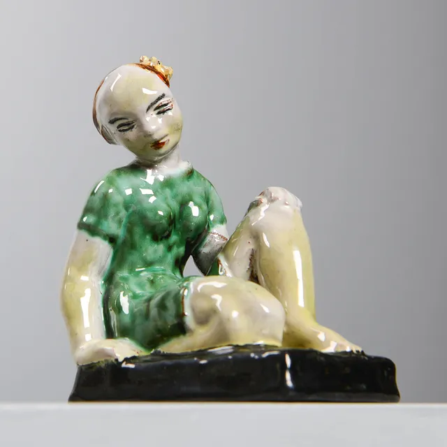 GABRIEL BURMEISTER. Figurin, Gabrielverken, 1950/60-tal.