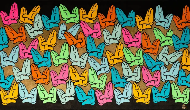 MAREK BRAUN (GEB. 1970). Let us be happy together.