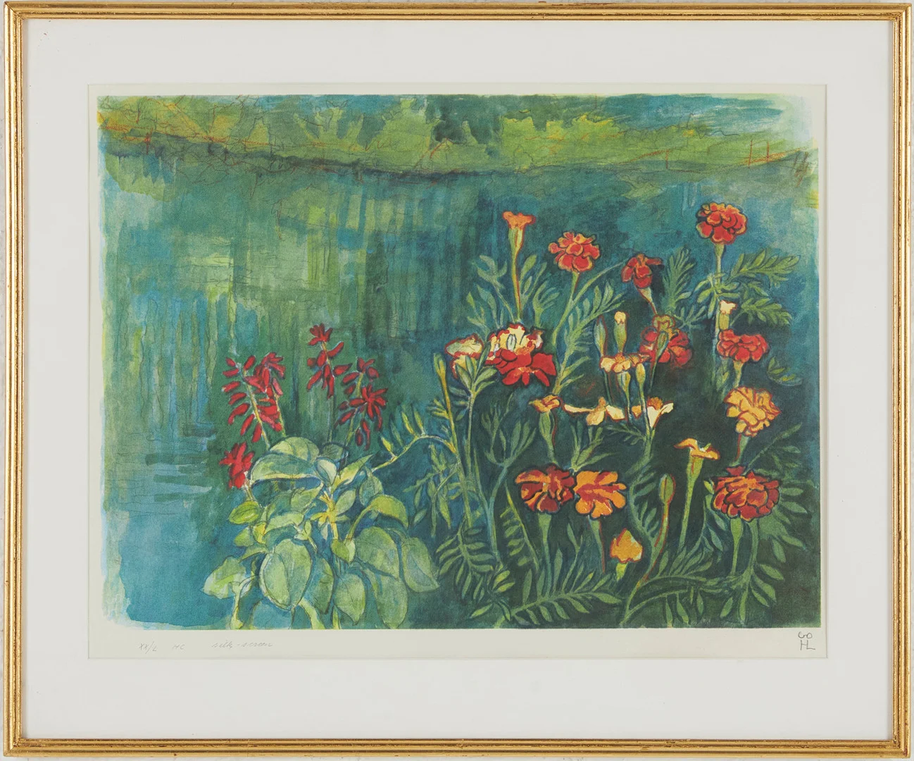 HILDING LINNQVIST. Stilleben, silk screen, signerad och numrerad. — Engravings & Prints — Stockholms Auktionsverk Magasin 5