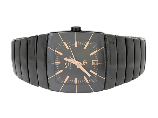 RADO, Sintra XXL, Chronometer, Cal ETA 2892A2, Verk nr. 2617, Serie nr. 10255974, PIC nr. R13663162, Boett nr. 629.0663.3, herrur, 35 mm, high-tech ceramics, automatisk, safirglas, datum, glasbaksida, integrerad originallänk, viklås i titan, Ref nr. 04518, ca 2005.